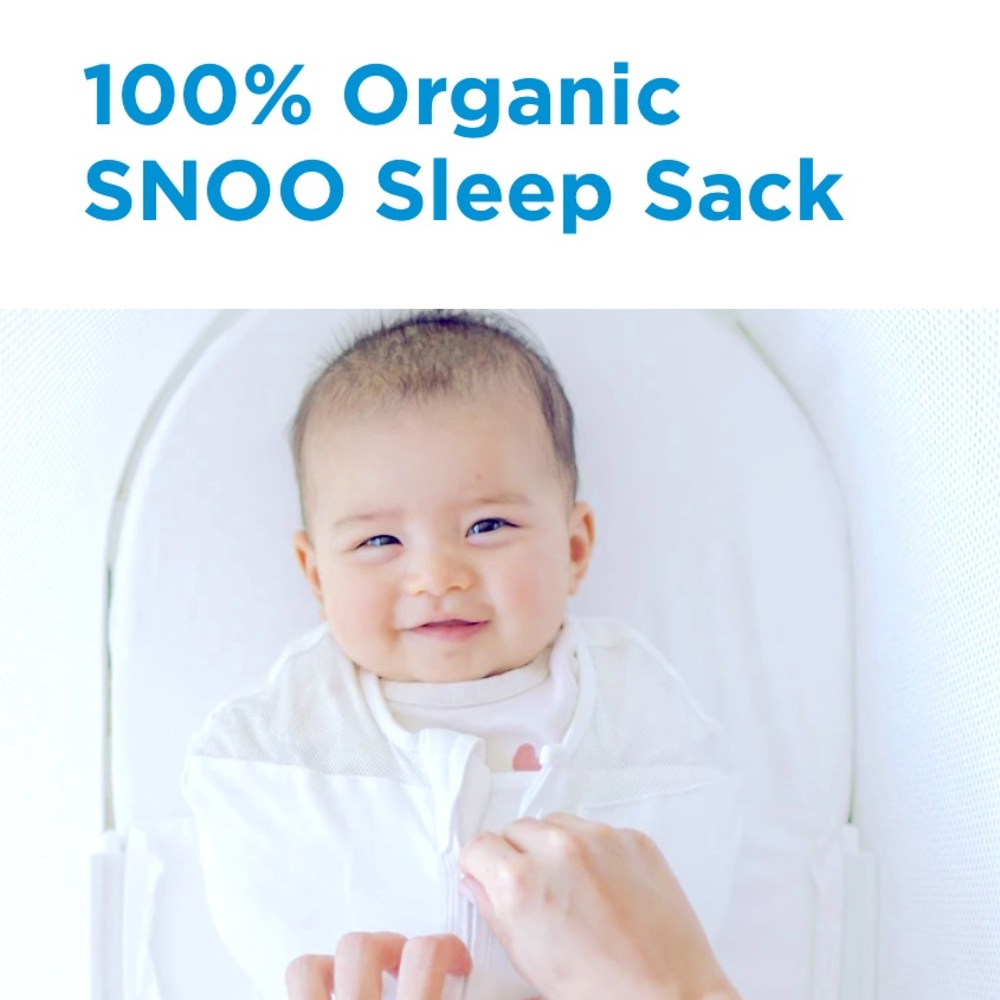 2-pack SNOO Sleep Sack Swaddle Size Small 0-2M White